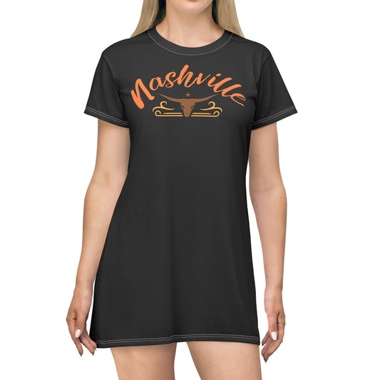 Nashville T - Shirt Dress (AOP) - SmorgeousByGina