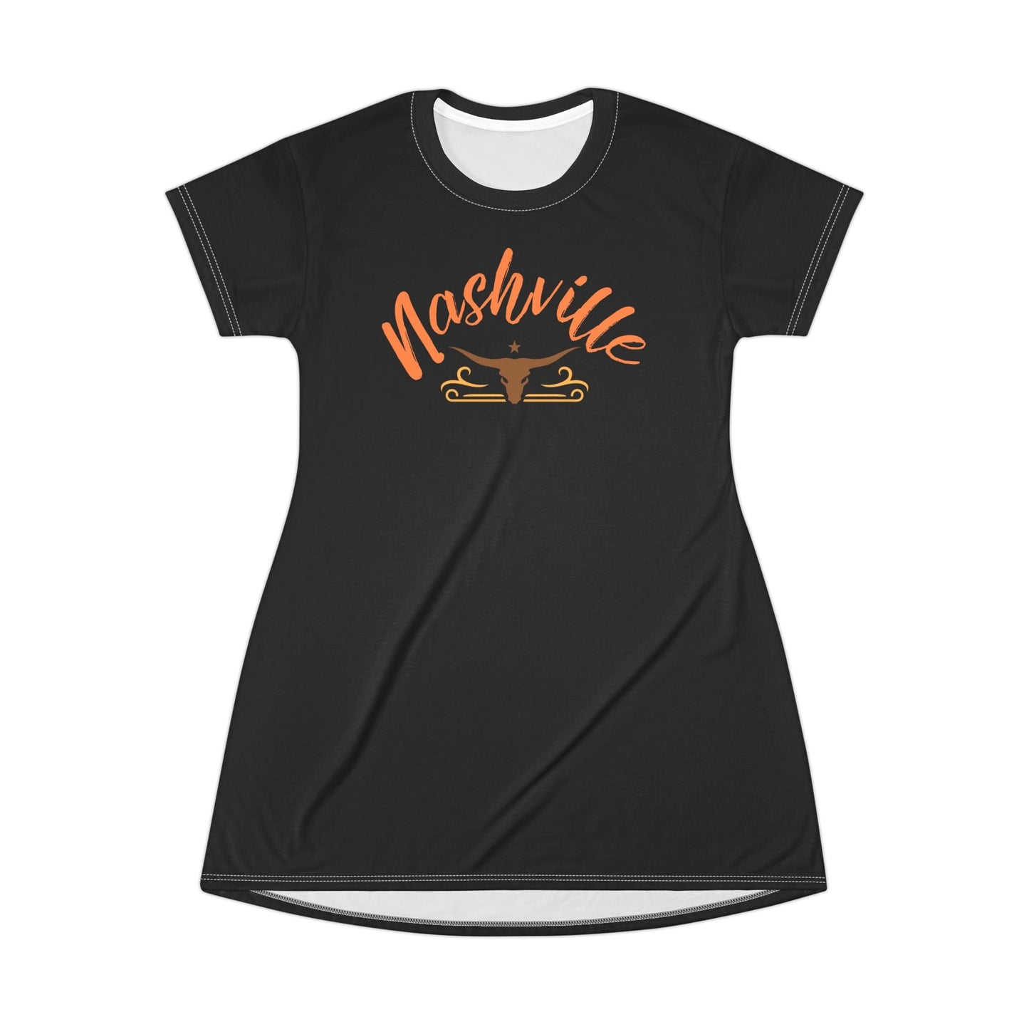 Nashville T - Shirt Dress (AOP) - SmorgeousByGina
