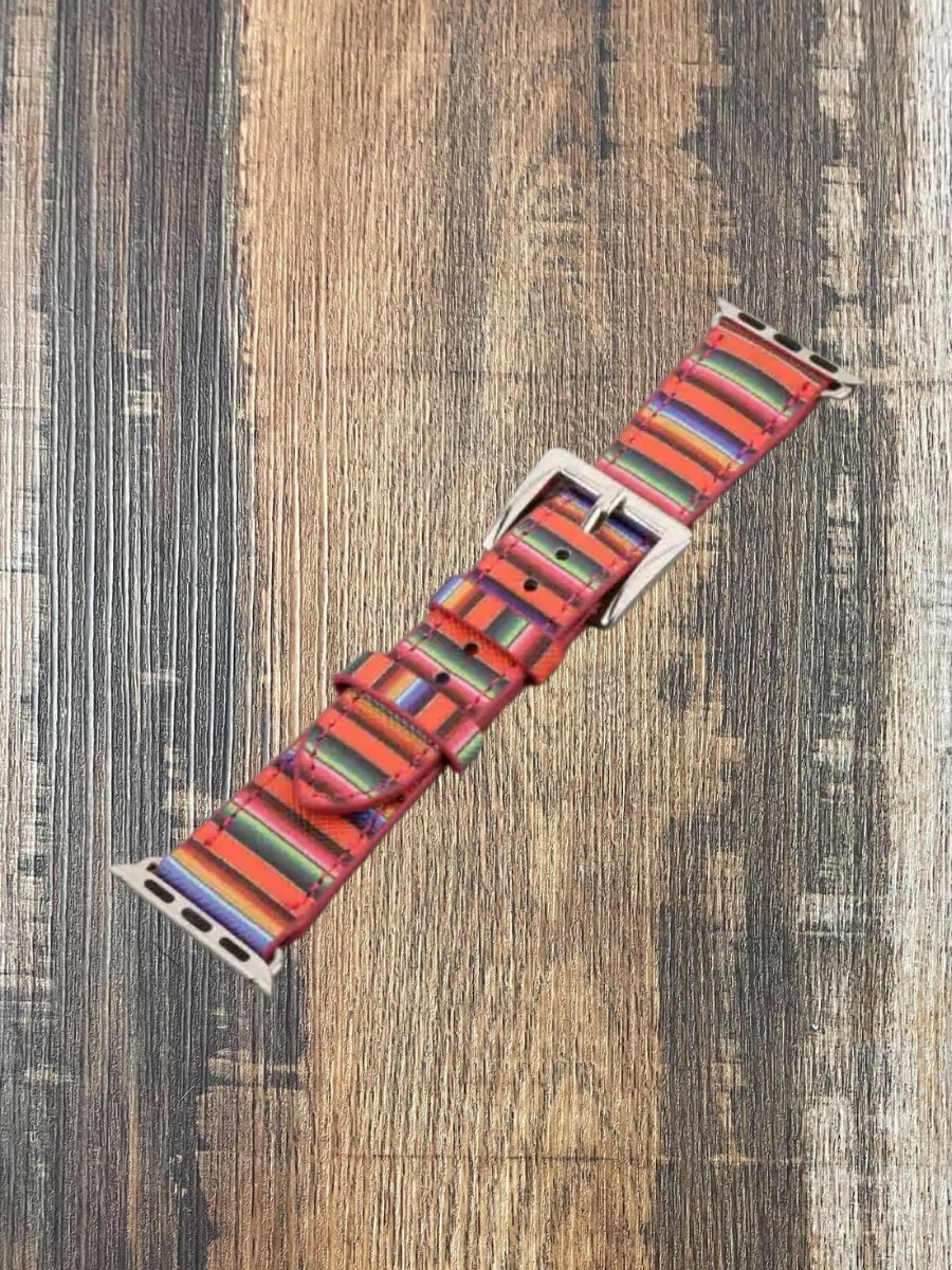 Navajo Pattern Apple Watch Fashion Bands - Skinny Serape