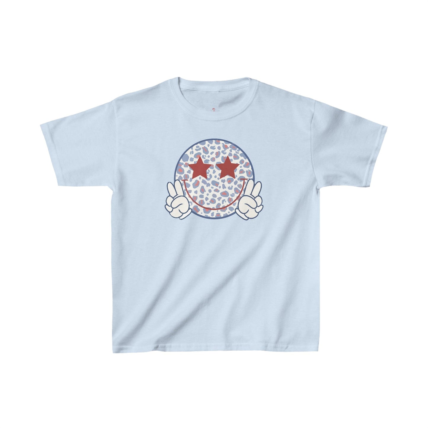 Peace Out Smiley, Kids Heavy Cotton™ Tee - SmorgeousByGina