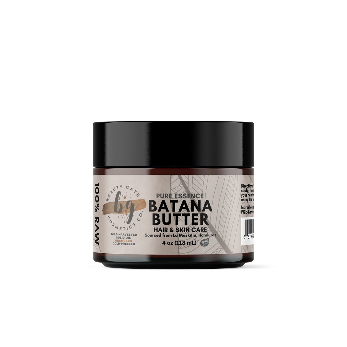 Batana Butter 100% Virgin Unrefined Raw Cold-Pressed Deep Hair Moisture and Shine