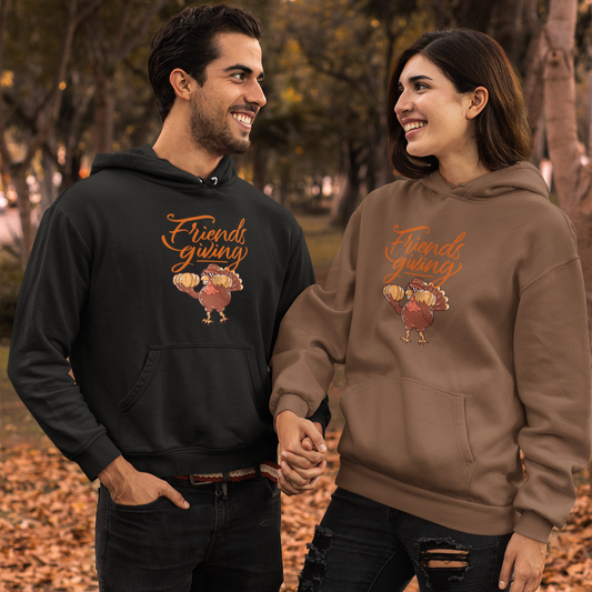 Friendsgiving Turkey Sunglasses Sweatshirt