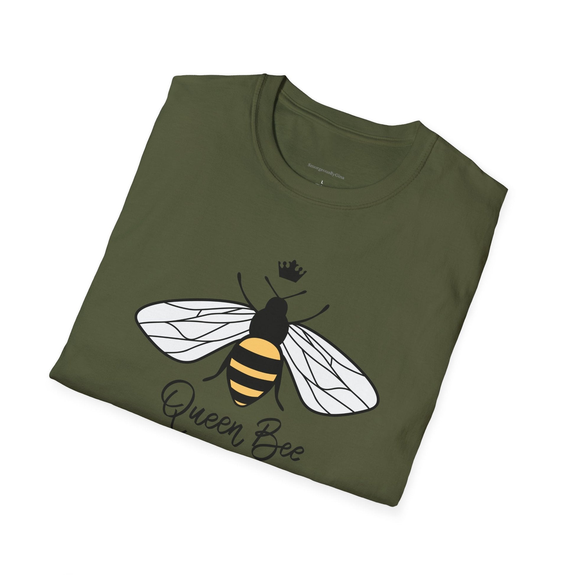 Queen Bee Tee, Queen Bee Shirt, Bee Shirt, Bees, Softstyle T-Shirt, Celebrate Spring Tee - SmorgeousByGina