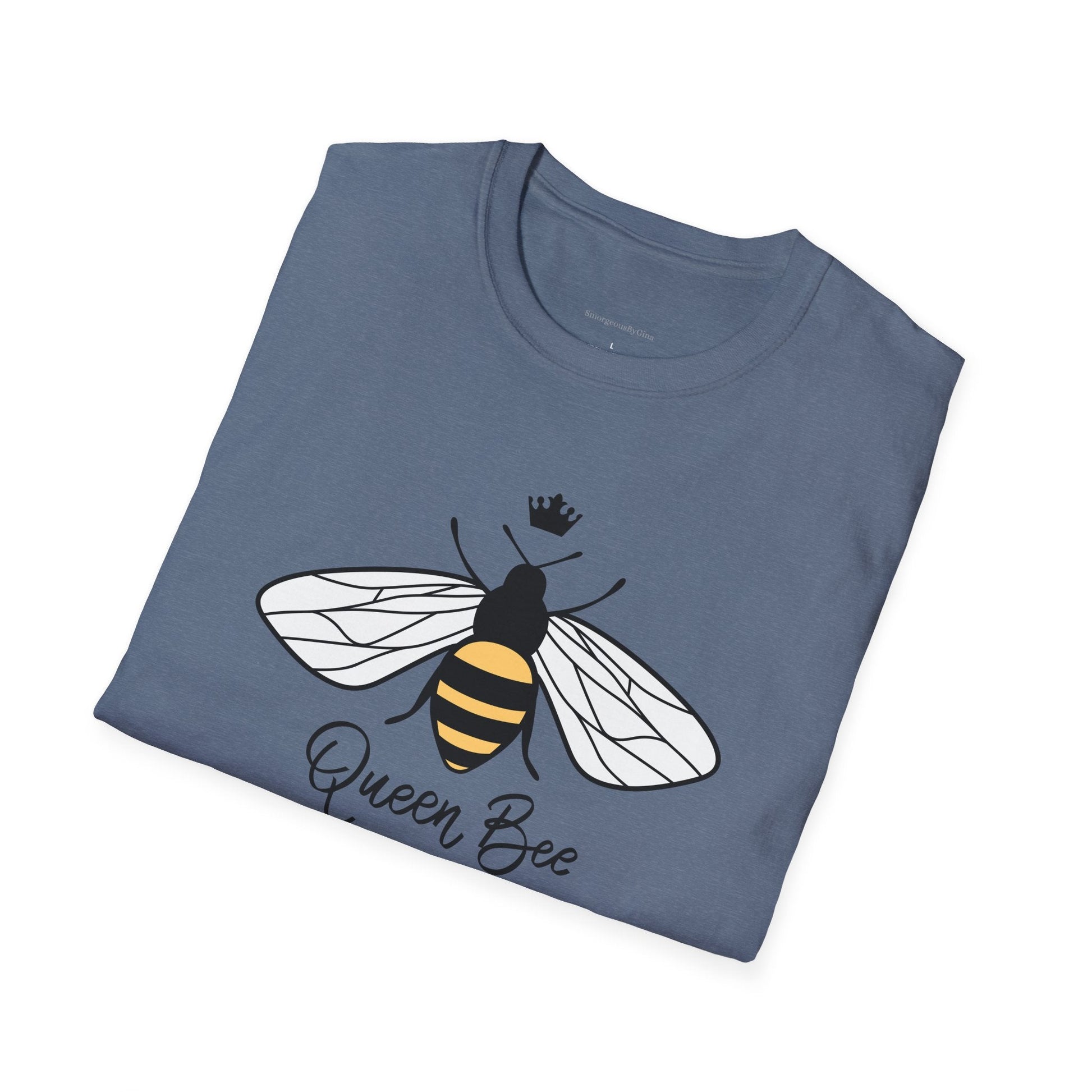 Queen Bee Tee, Queen Bee Shirt, Bee Shirt, Bees, Softstyle T-Shirt, Celebrate Spring Tee - SmorgeousByGina