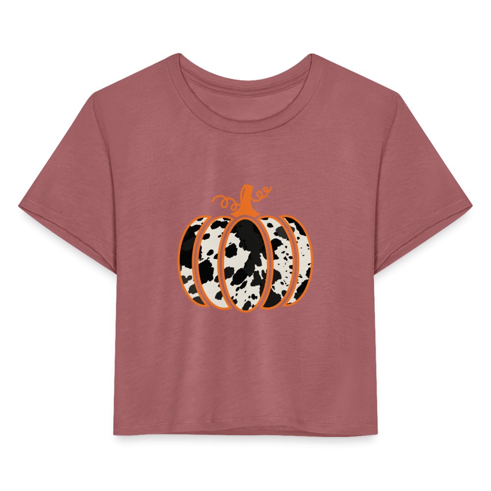 Rawhide Pumpkin Women's Cropped T-Shirt - SmorgeousByGina