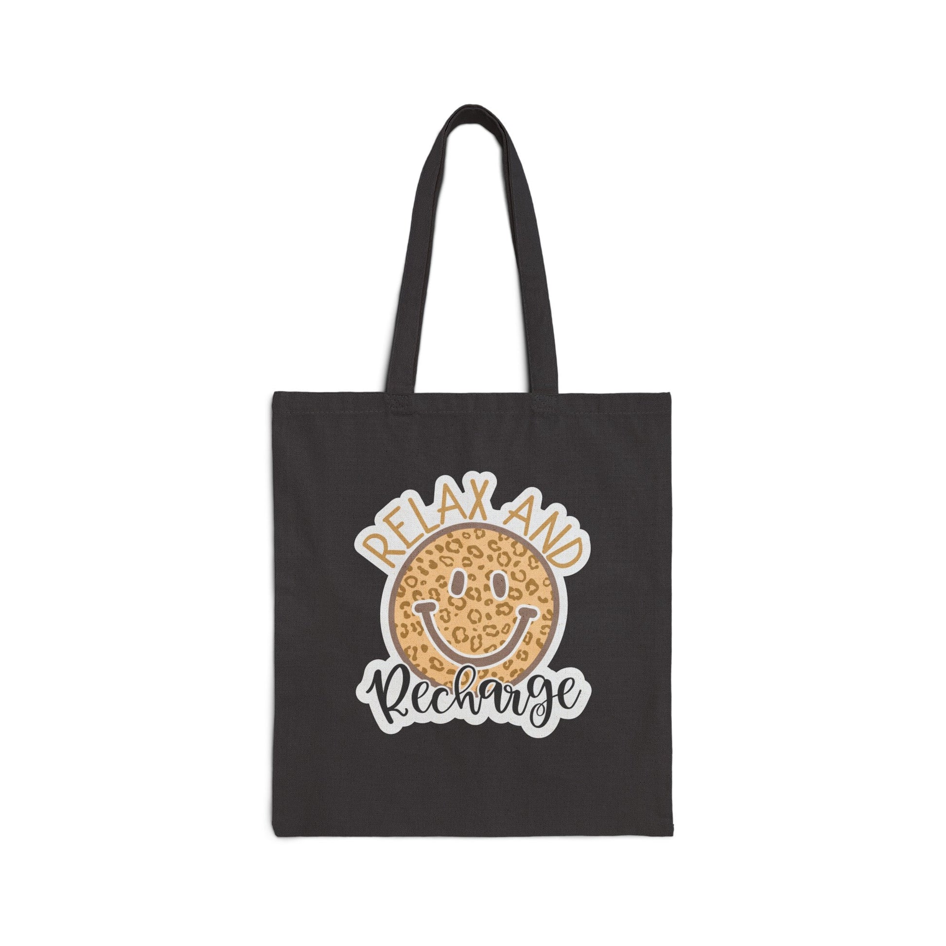 Relax and Recharge Tote, Cotton Canvas Tote Bag, - SmorgeousByGina