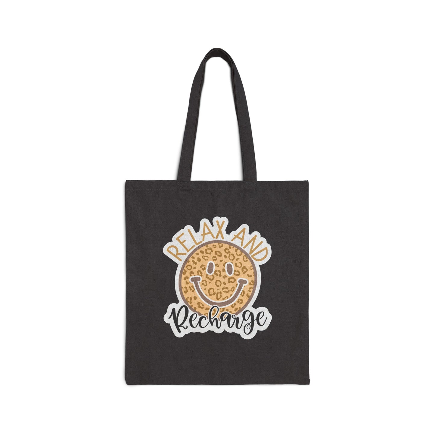 Relax and Recharge Tote, Cotton Canvas Tote Bag, - SmorgeousByGina