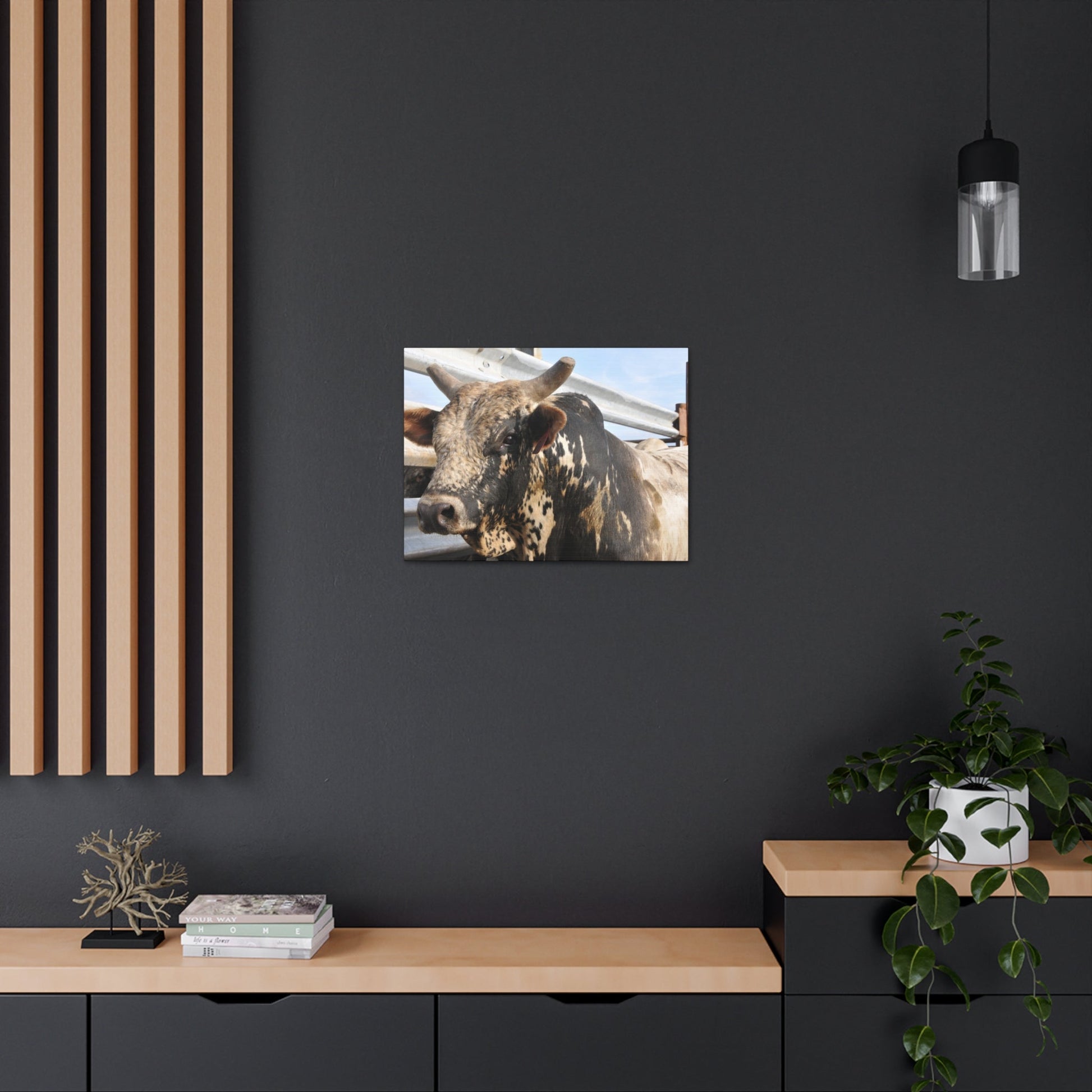 Rodeo Bull Canvas - SmorgeousByGina