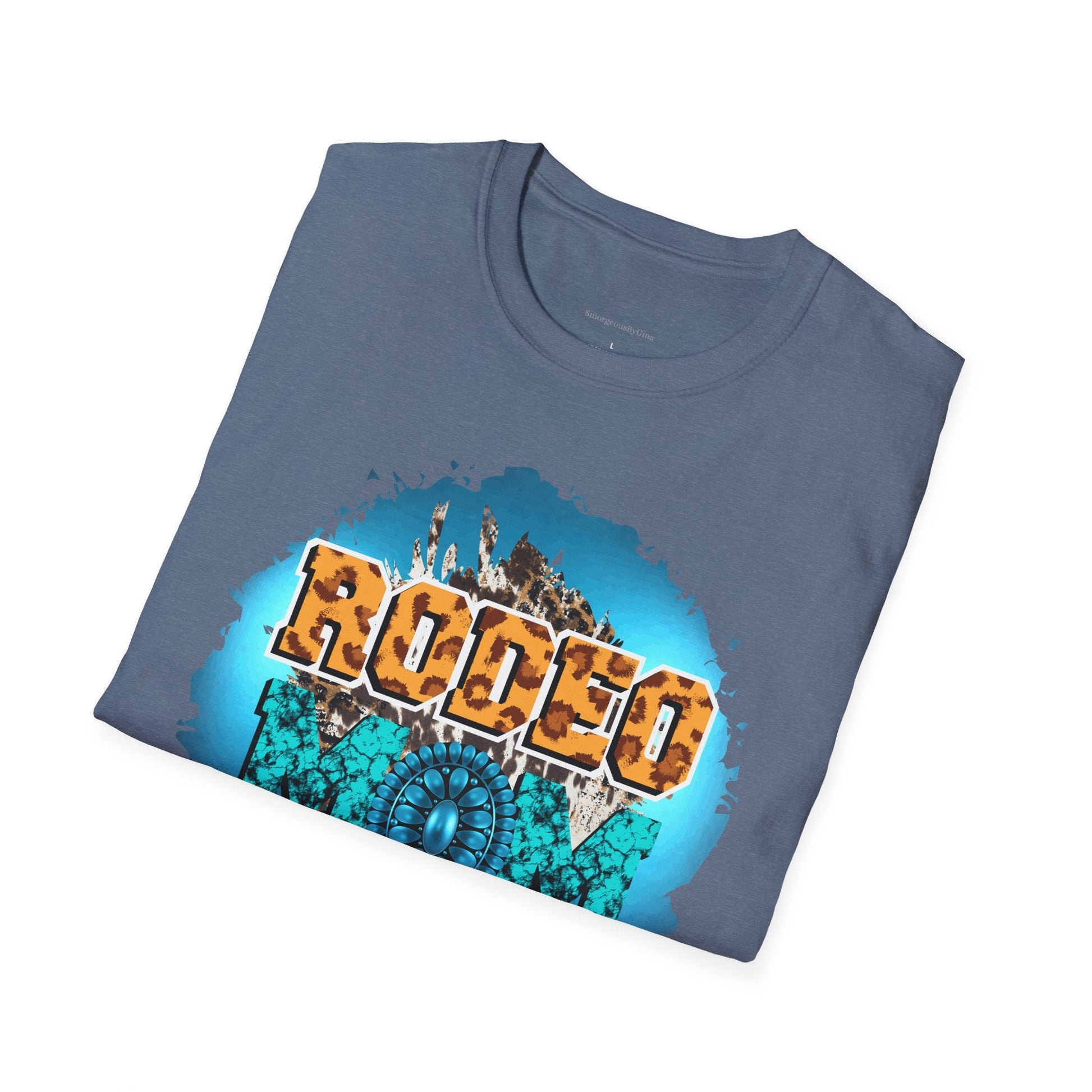 Rodeo Mom, Rodeo Tee, Rodeo Shirt, Softstyle T-Shirt - SmorgeousByGina