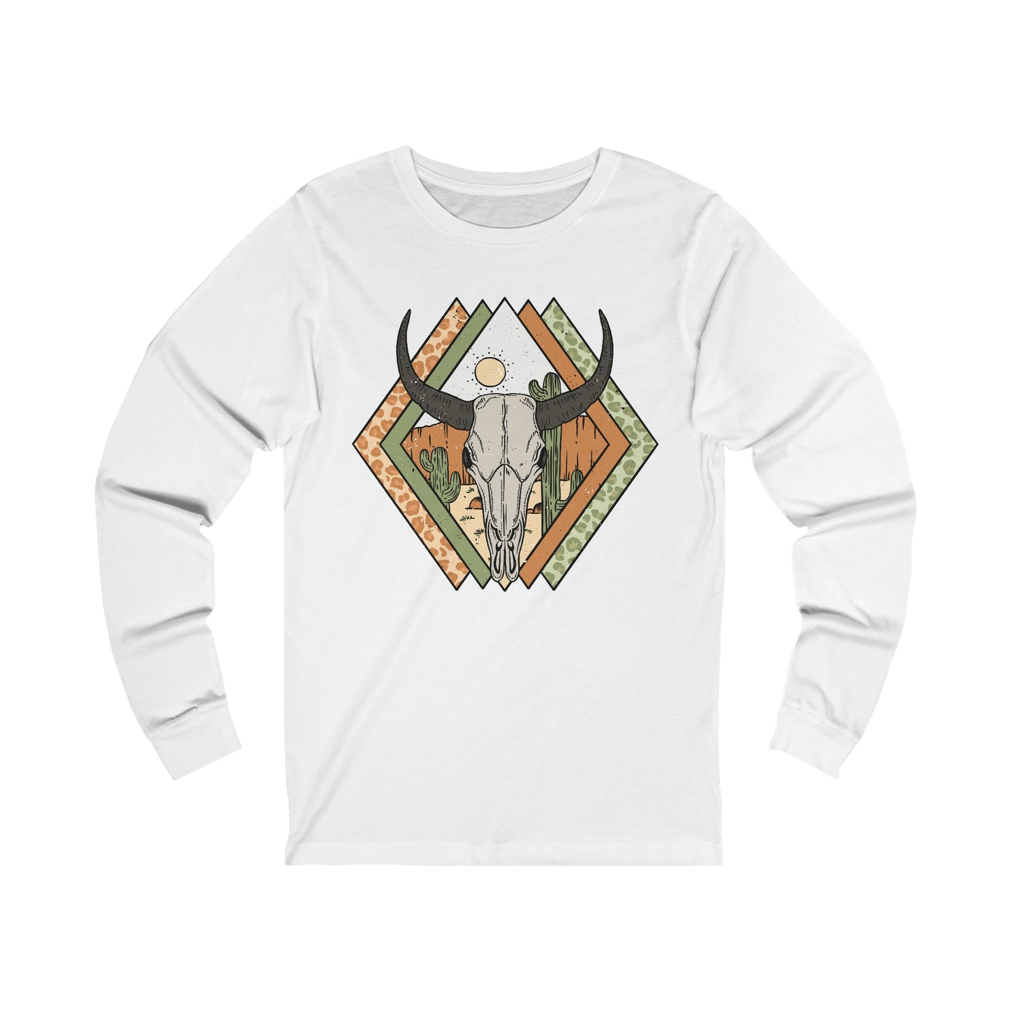 Santa Fe Longhorn, Jersey Long Sleeve Tee - SmorgeousByGina