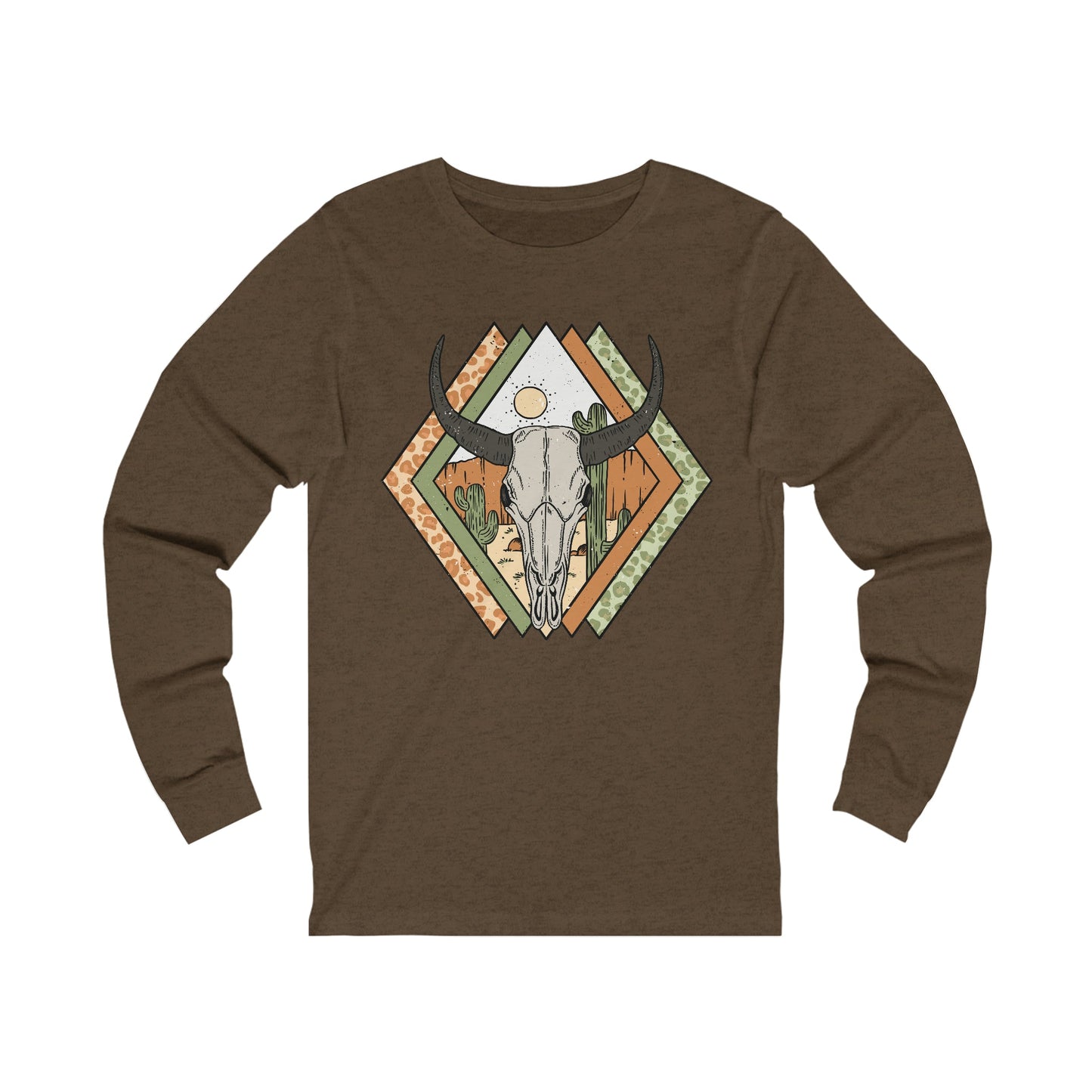 Santa Fe Longhorn, Jersey Long Sleeve Tee - SmorgeousByGina