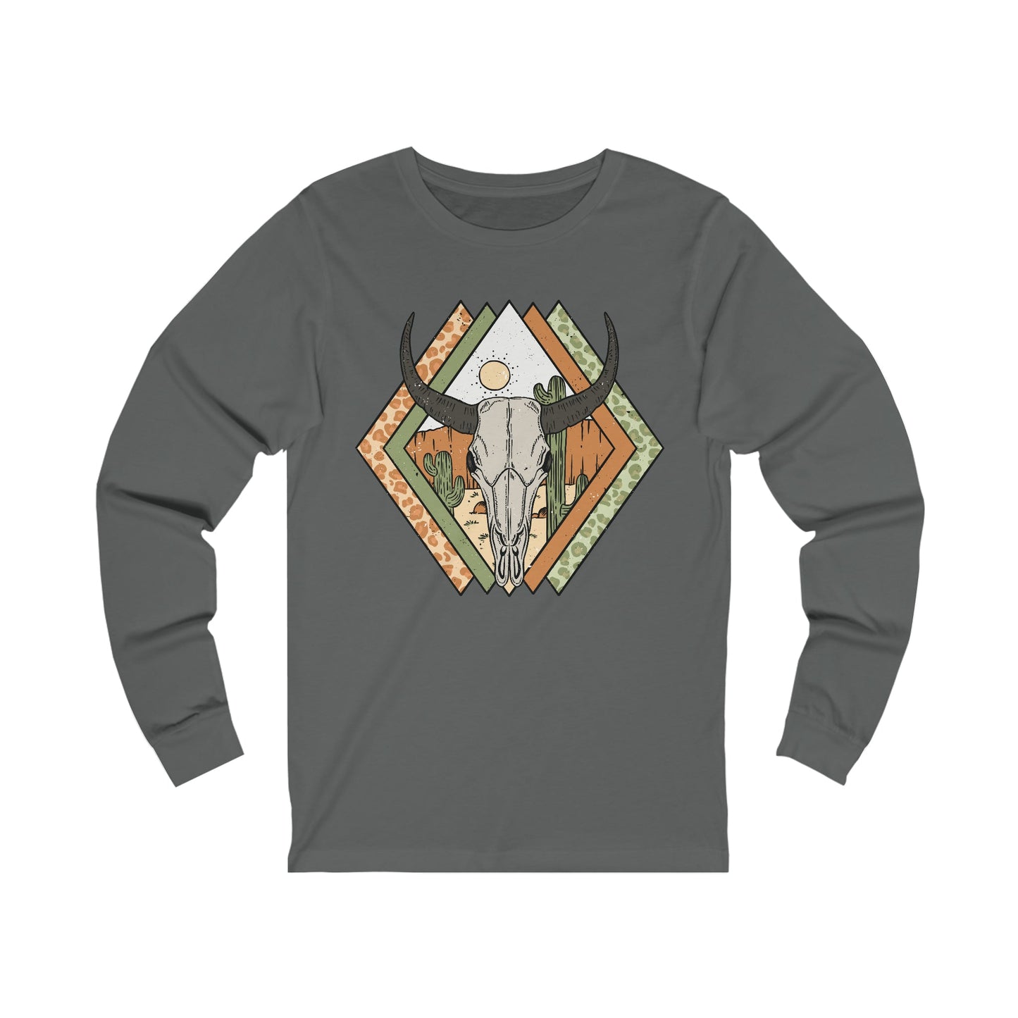 Santa Fe Longhorn, Jersey Long Sleeve Tee - SmorgeousByGina