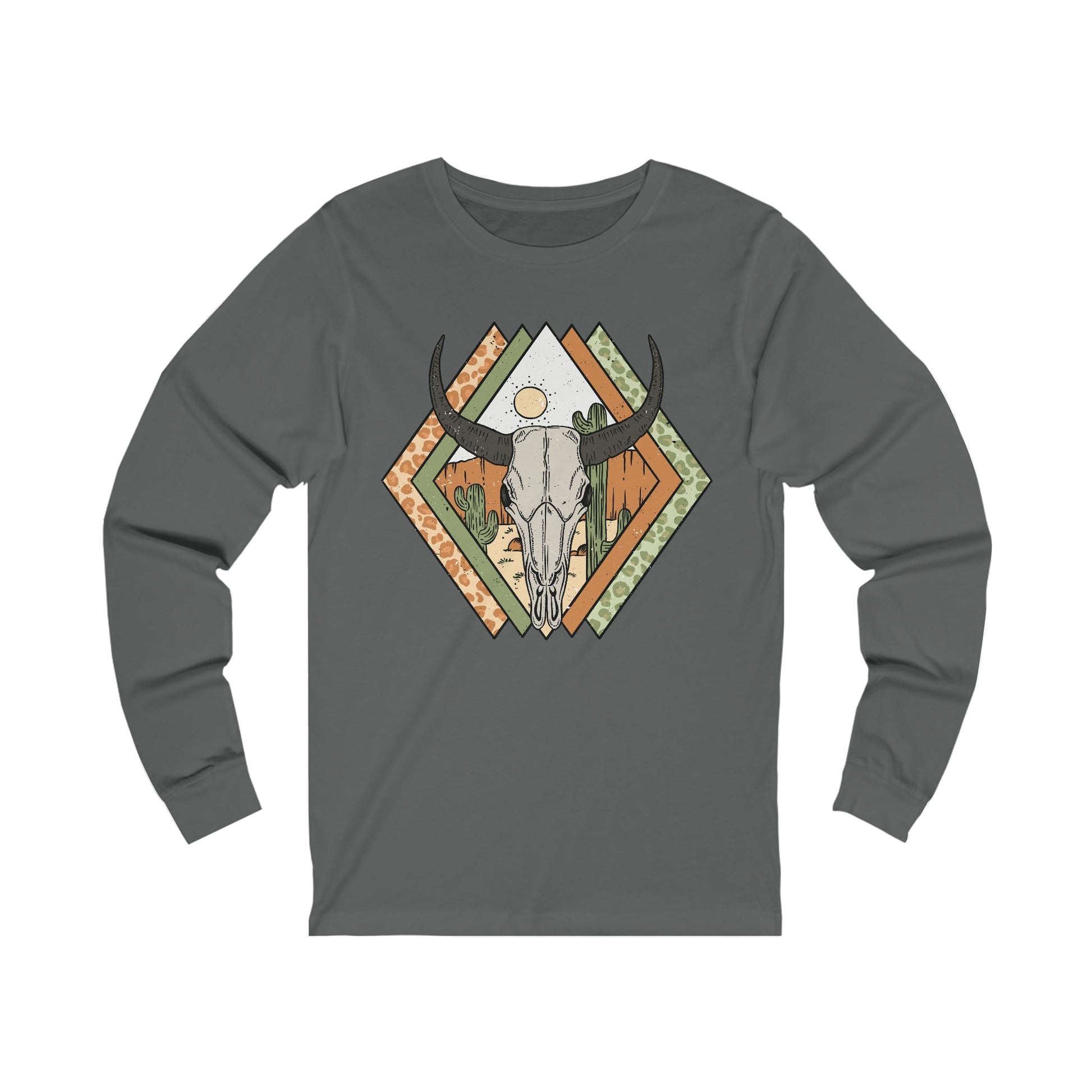 Santa Fe Longhorn, Jersey Long Sleeve Tee - SmorgeousByGina