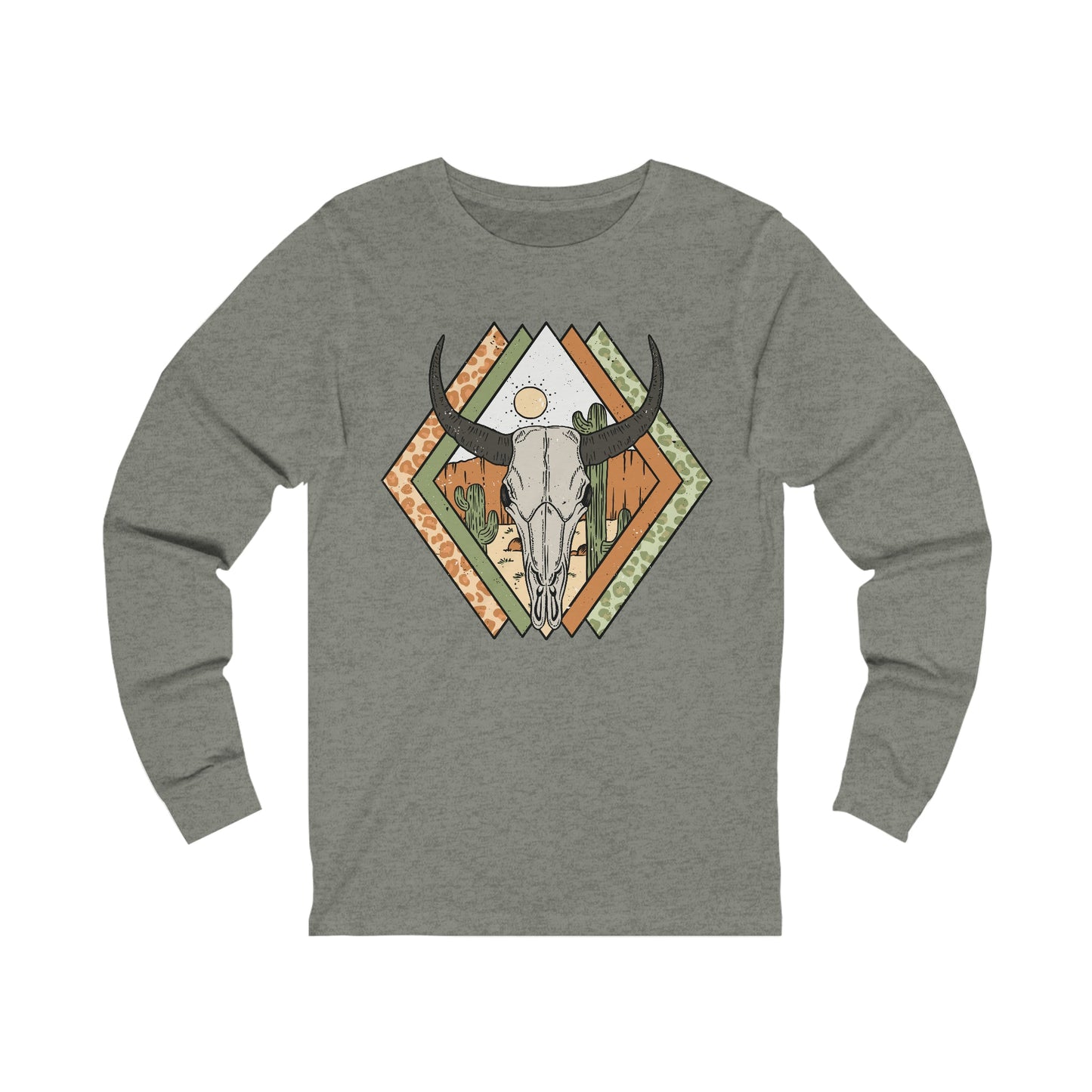 Santa Fe Longhorn, Jersey Long Sleeve Tee - SmorgeousByGina