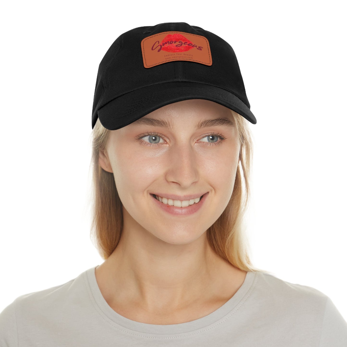 Smorgeous Hat with Leather Patch (Rectangle) - SmorgeousByGina