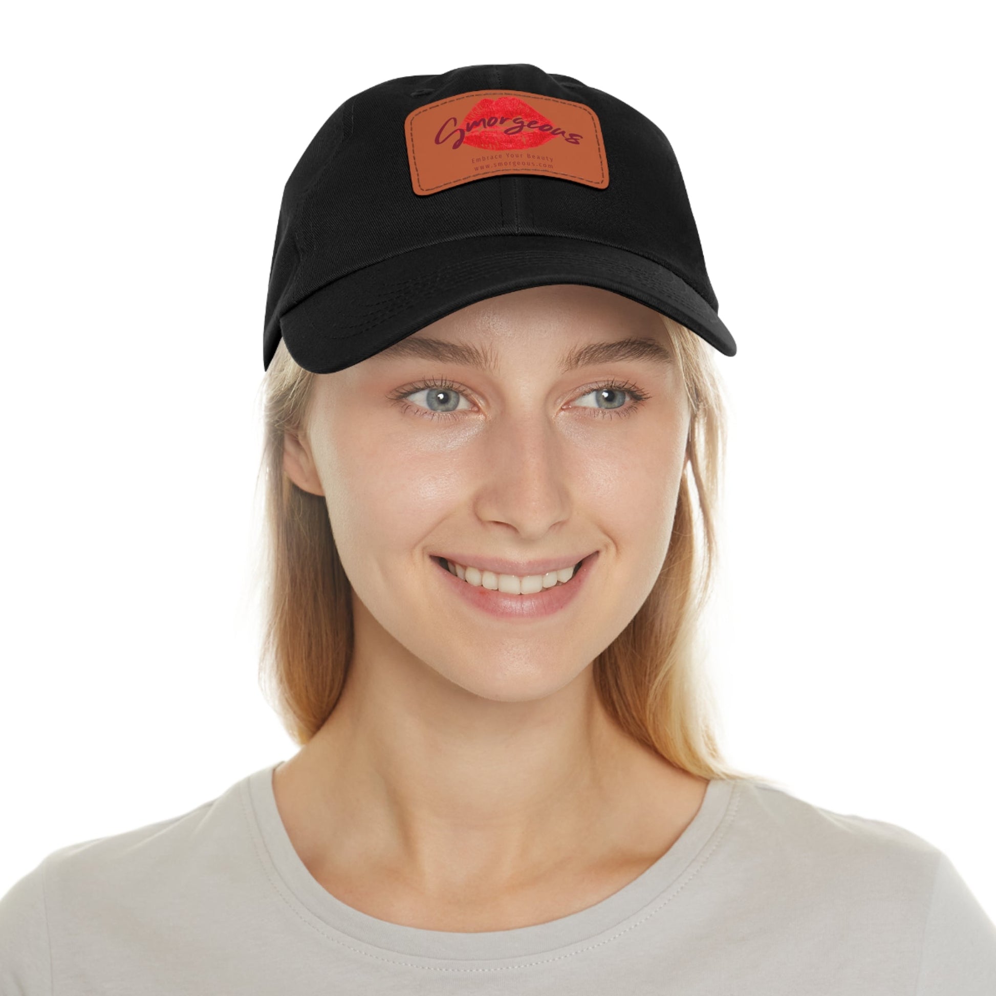 Smorgeous Hat with Leather Patch (Rectangle) - SmorgeousByGina