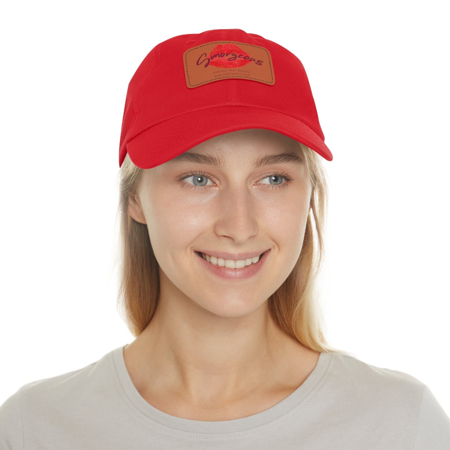 Smorgeous Hat with Leather Patch (Rectangle) - SmorgeousByGina