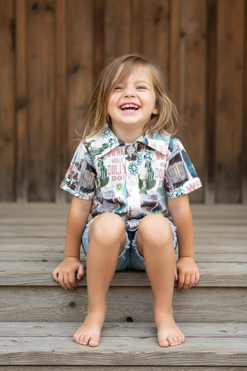 Dolly Parton Summer Shirt, Country Music Button Up Western Shirt