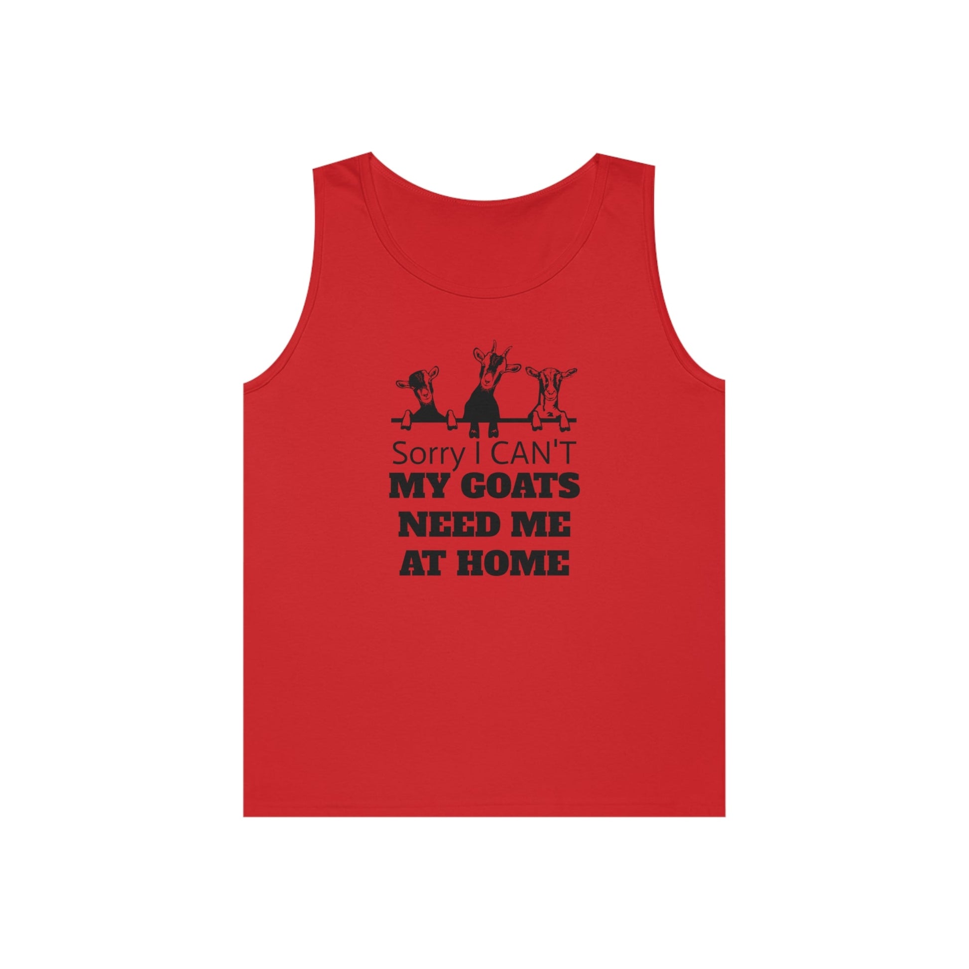 Tank Top, Goat Tank Top, Goats, Goat Lover, Fun Goat Tee, Heavy Cotton Tank Top - SmorgeousByGina