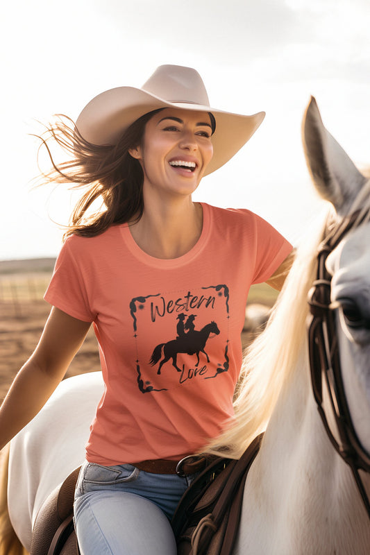 Western Love, Cowboy, Cowgirl Unisex Softstyle T - Shirt - SmorgeousByGina