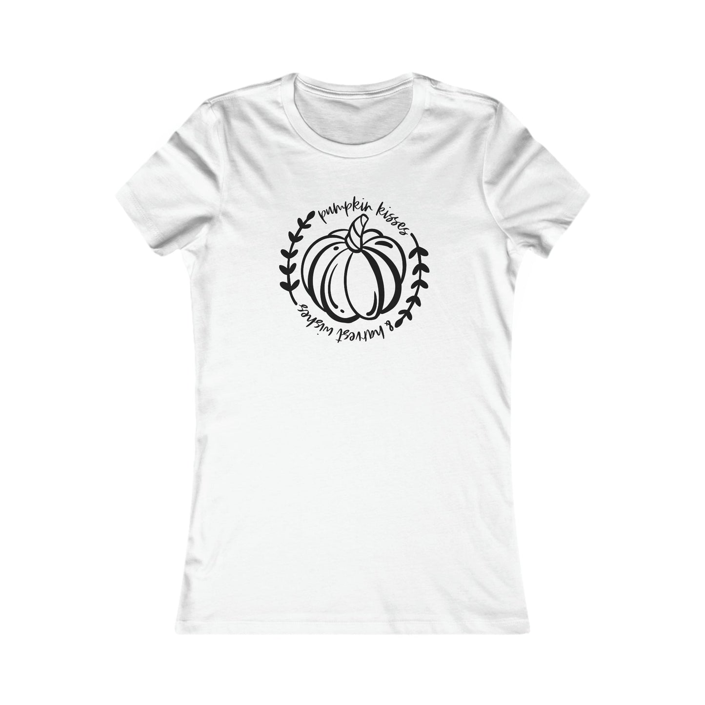 Women's Favorite Tee-Pumpkin Kisses - SmorgeousByGina