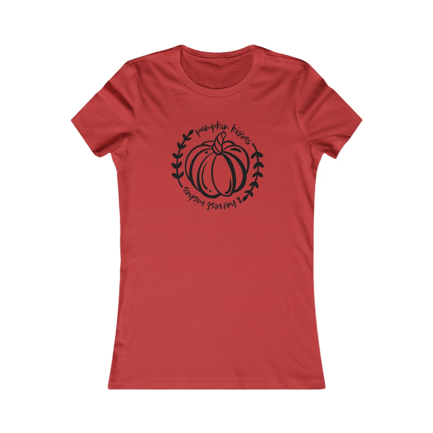 Women's Favorite Tee-Pumpkin Kisses - SmorgeousByGina