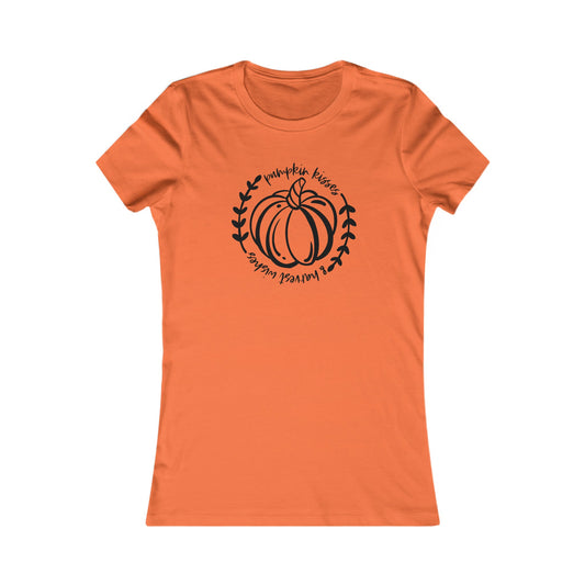 Women's Favorite Tee-Pumpkin Kisses - SmorgeousByGina