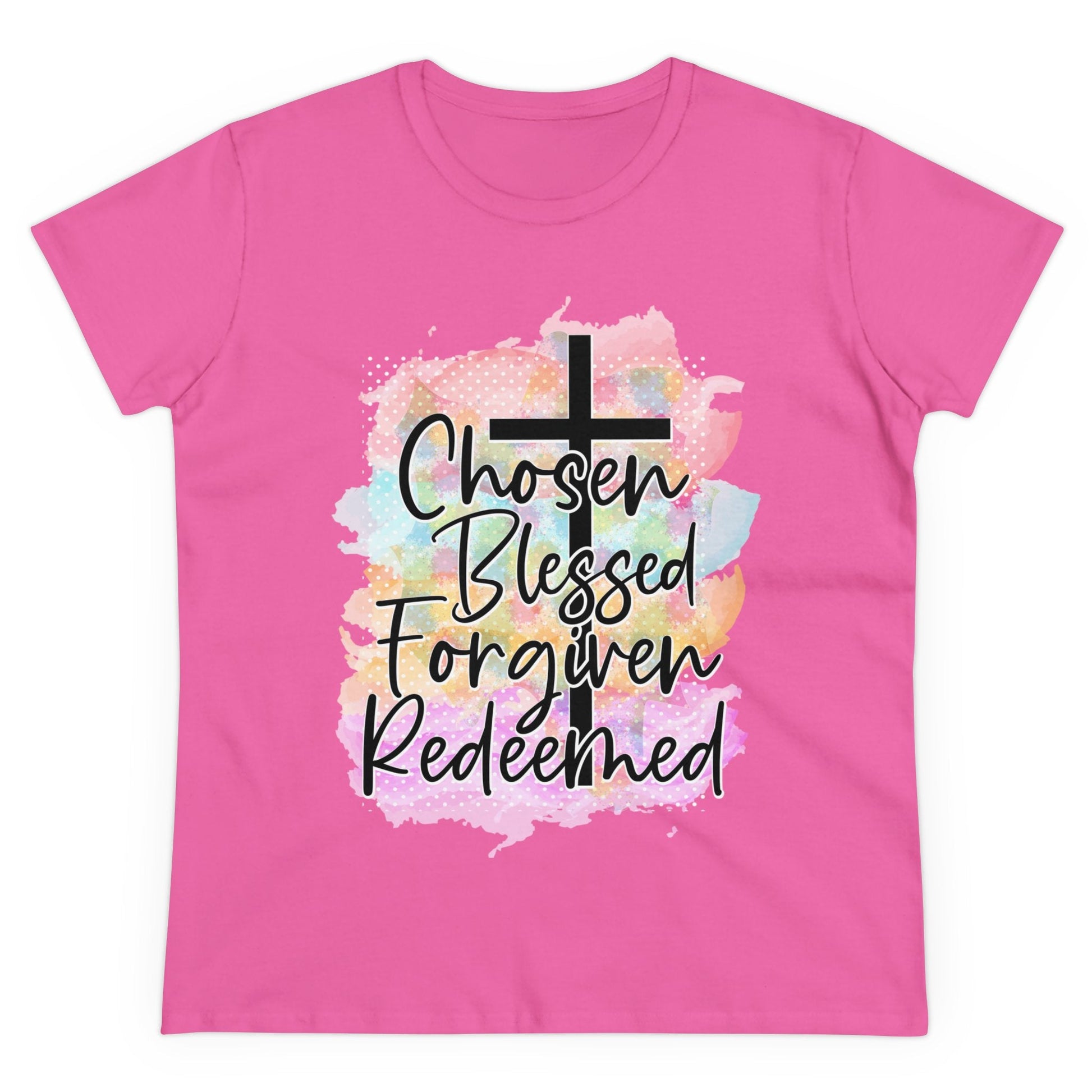 Women's Midweight Cotton Tee-Chosen - SmorgeousByGina