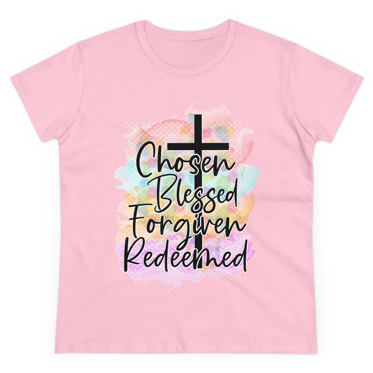 Women's Midweight Cotton Tee-Chosen - SmorgeousByGina