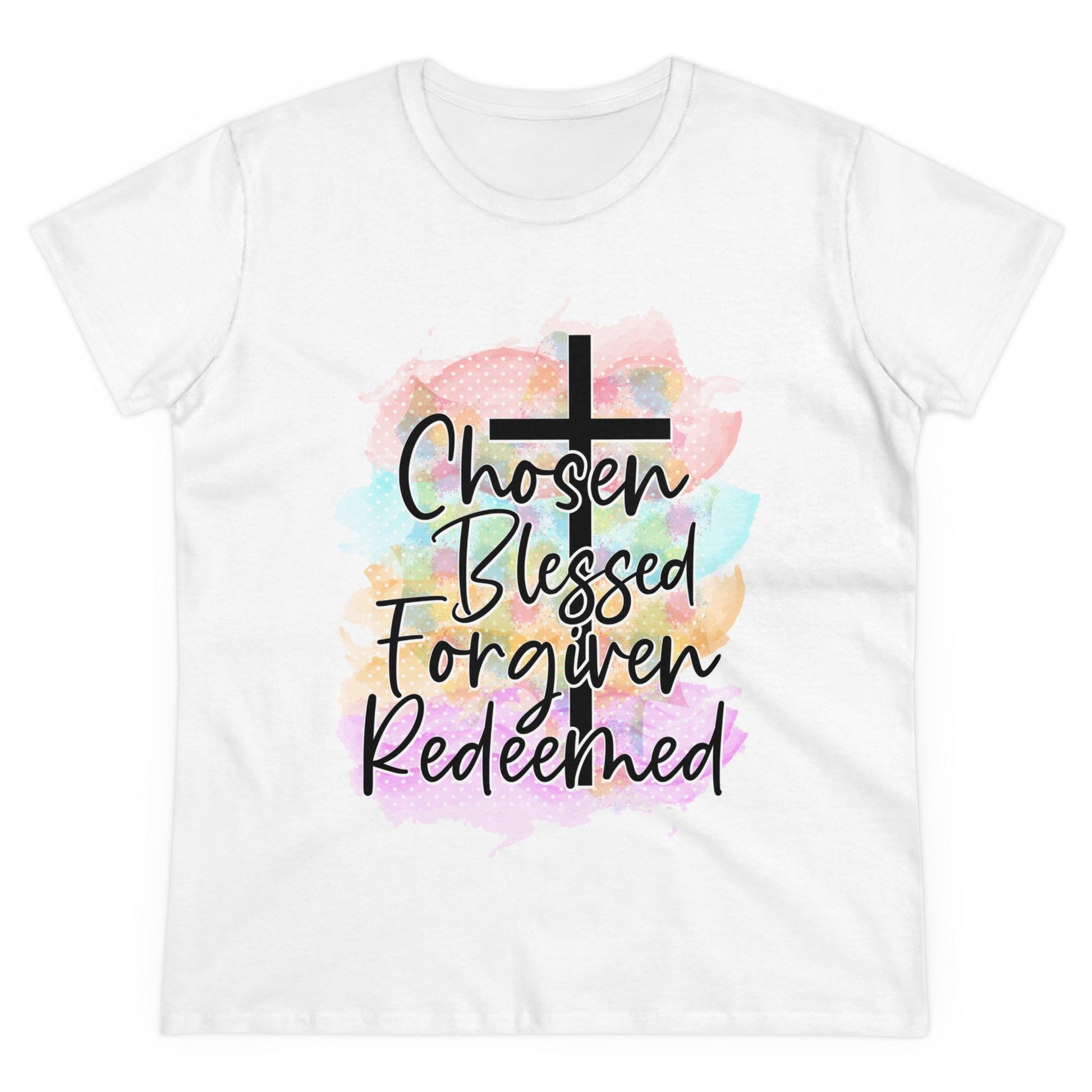 Women's Midweight Cotton Tee-Chosen - SmorgeousByGina