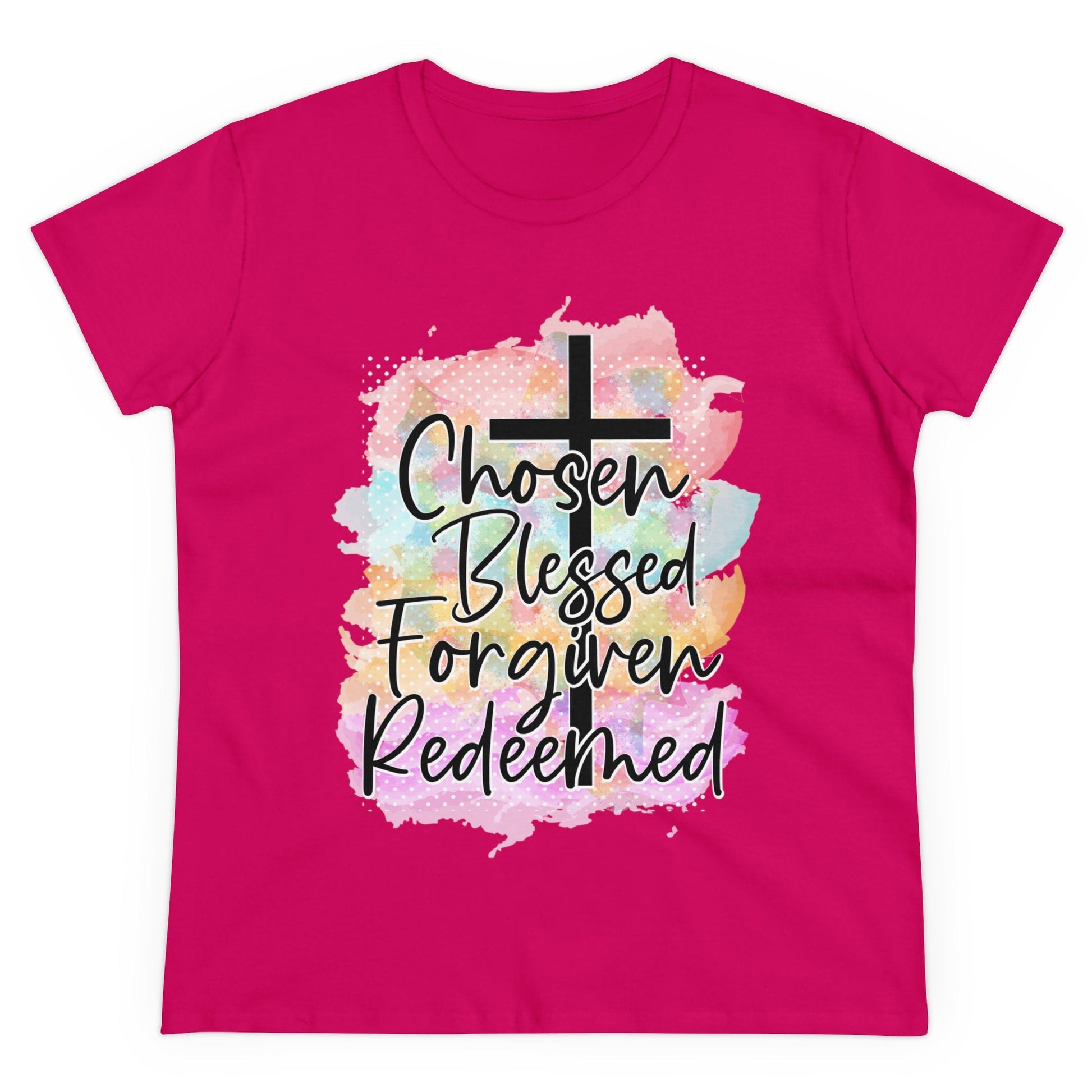 Women's Midweight Cotton Tee-Chosen - SmorgeousByGina